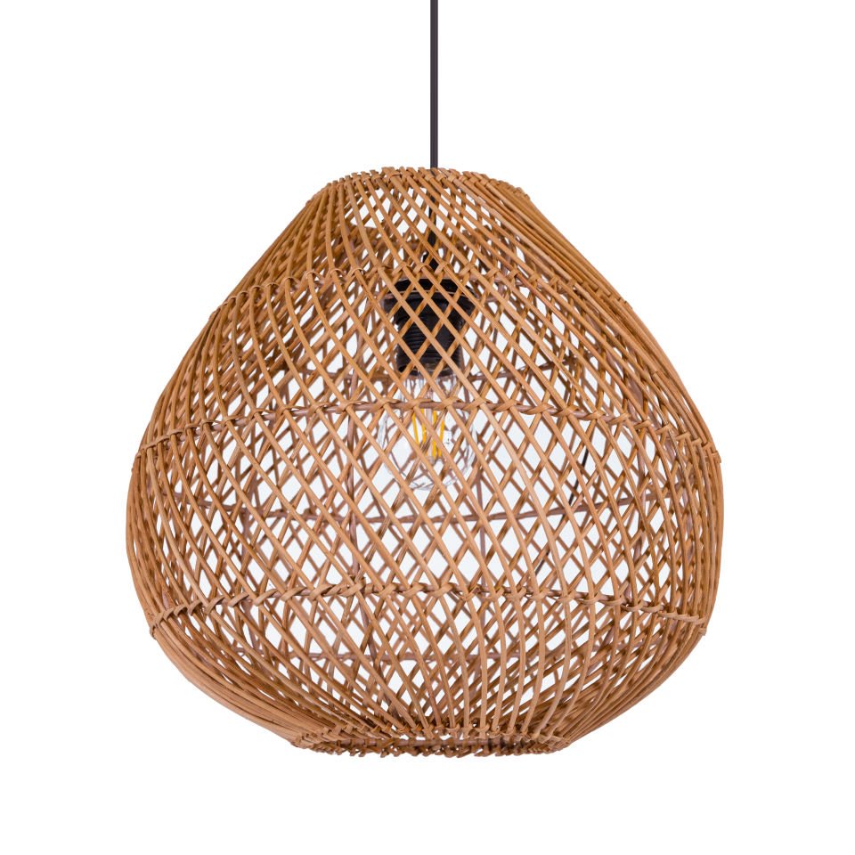 OLR296 LENİ RATTAN SARKIT D35CM X H35CM OIA LIGHT