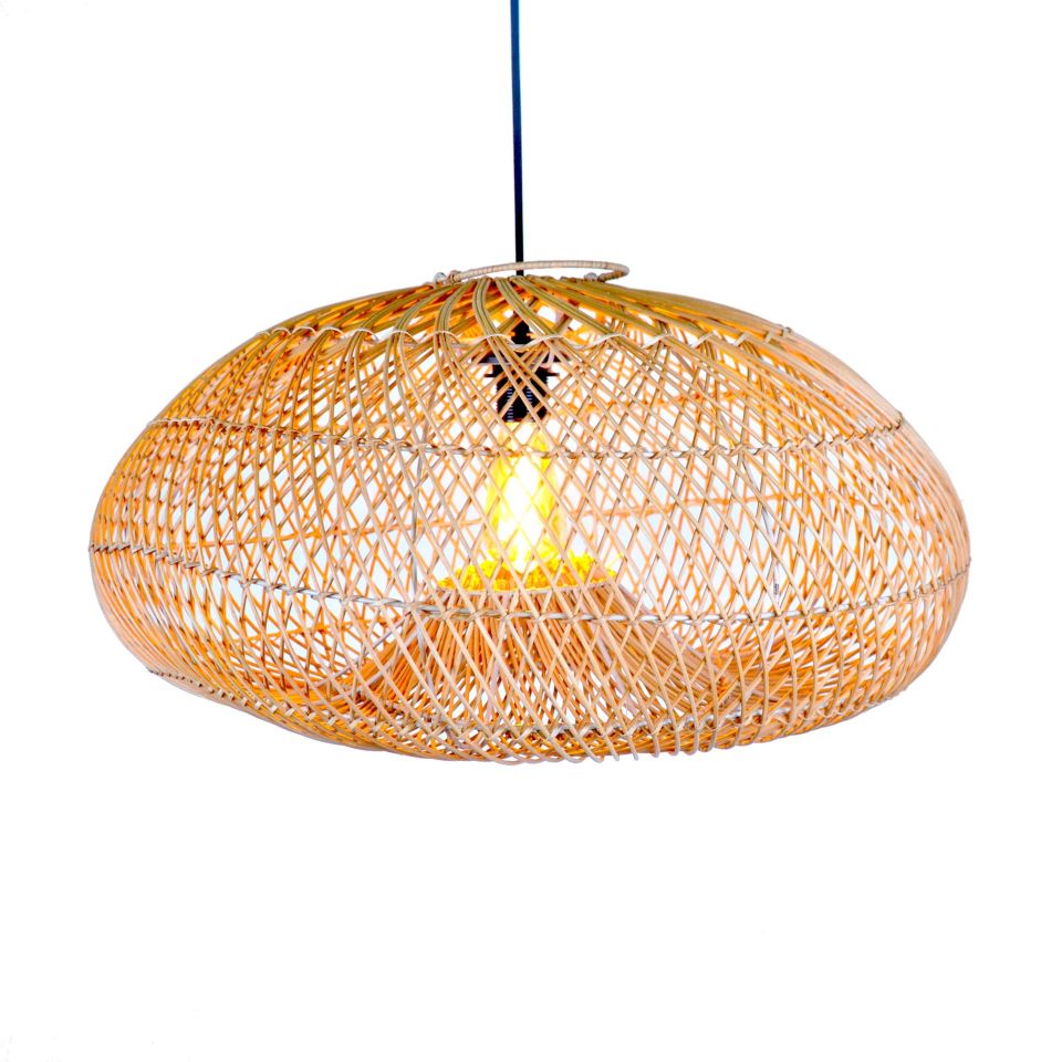 OLR297 SELENE RATTAN SARKIT D67CM XH27CM OIA LIGHT