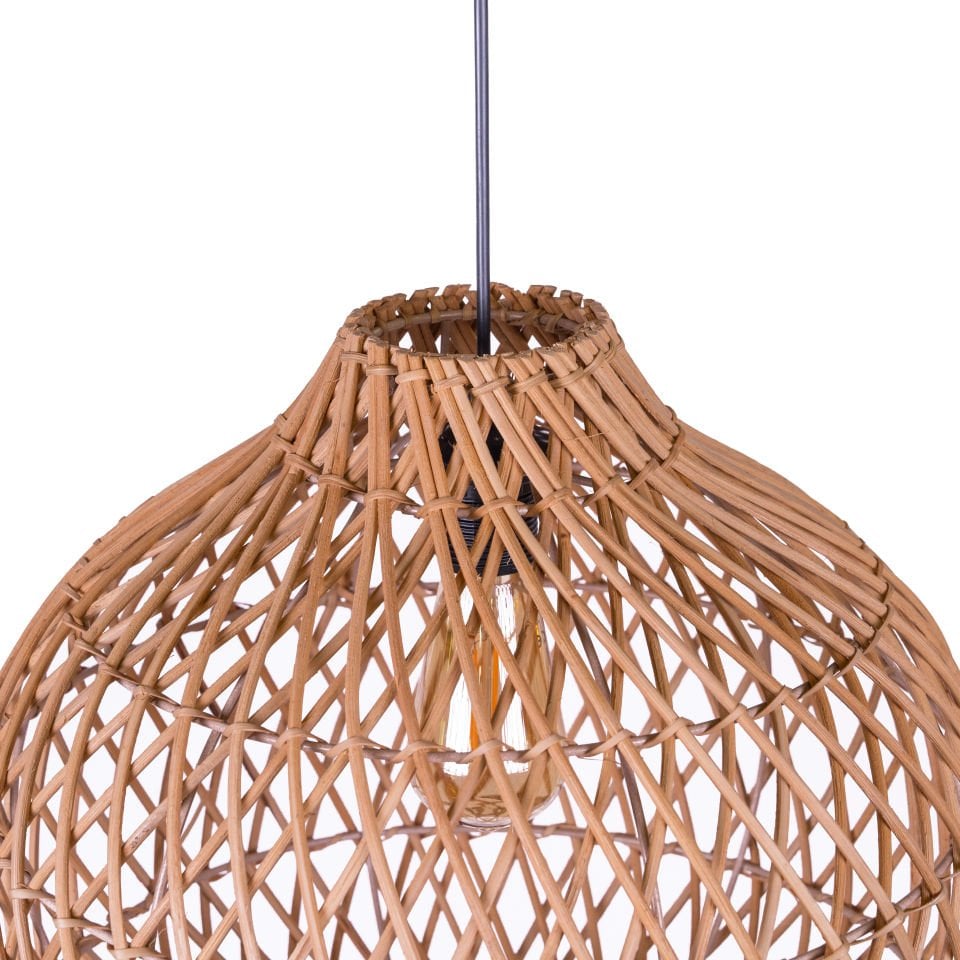 OLR309 CARİNA RATTAN SARKIT 41X41X36 CM OIA LIGHT