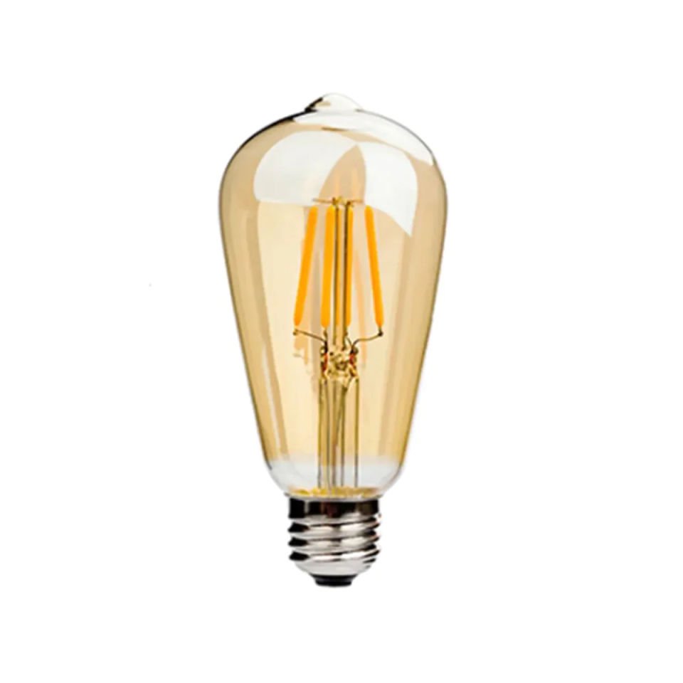 LED RUSTİK AMPÜL 8W E-27 AMBER ST-64 CATA