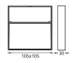 LW443 LED BAHÇE APLİK 3000K JUPİTER