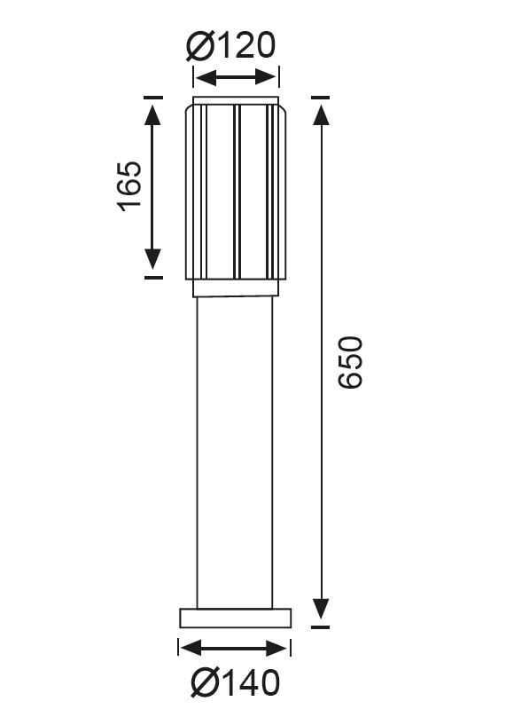 JG932 65 CM AN BAHÇE DİREK JUPİTER