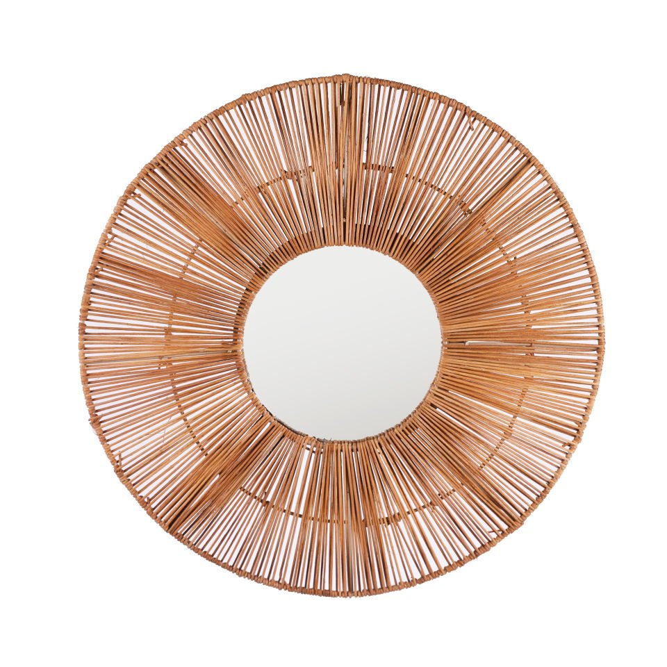 OLR91 KLEO RATTAN AYNA ÇAP:50 CM OIA LIGHT