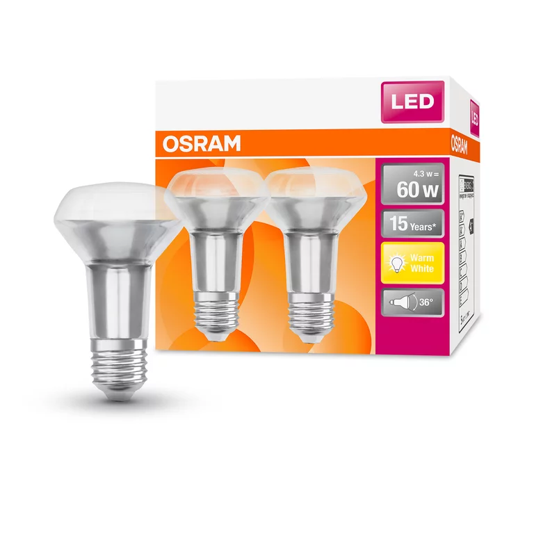 LEDSR6360 4,3W/827 230V E-27 AMPÜL OSRAM