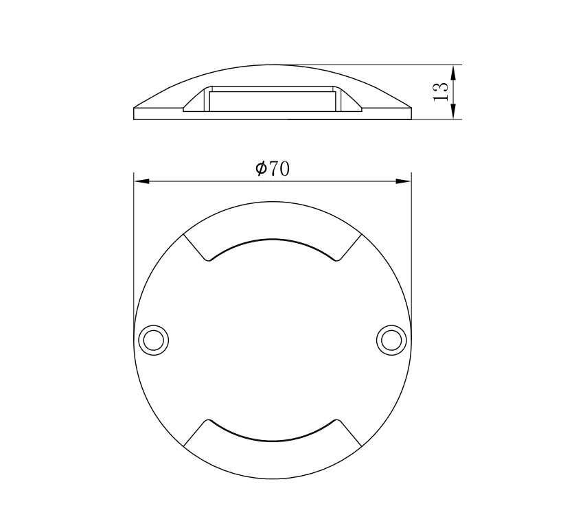 LG922 1W 3000K ALÜMİNYUM PASLANMAZ YER ARM IP67 JU