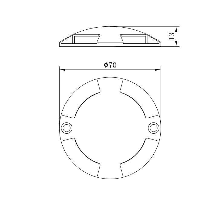 LG923 1W 3000K ALÜMİNYUM PASLANMAZ YER ARM IP67 JU